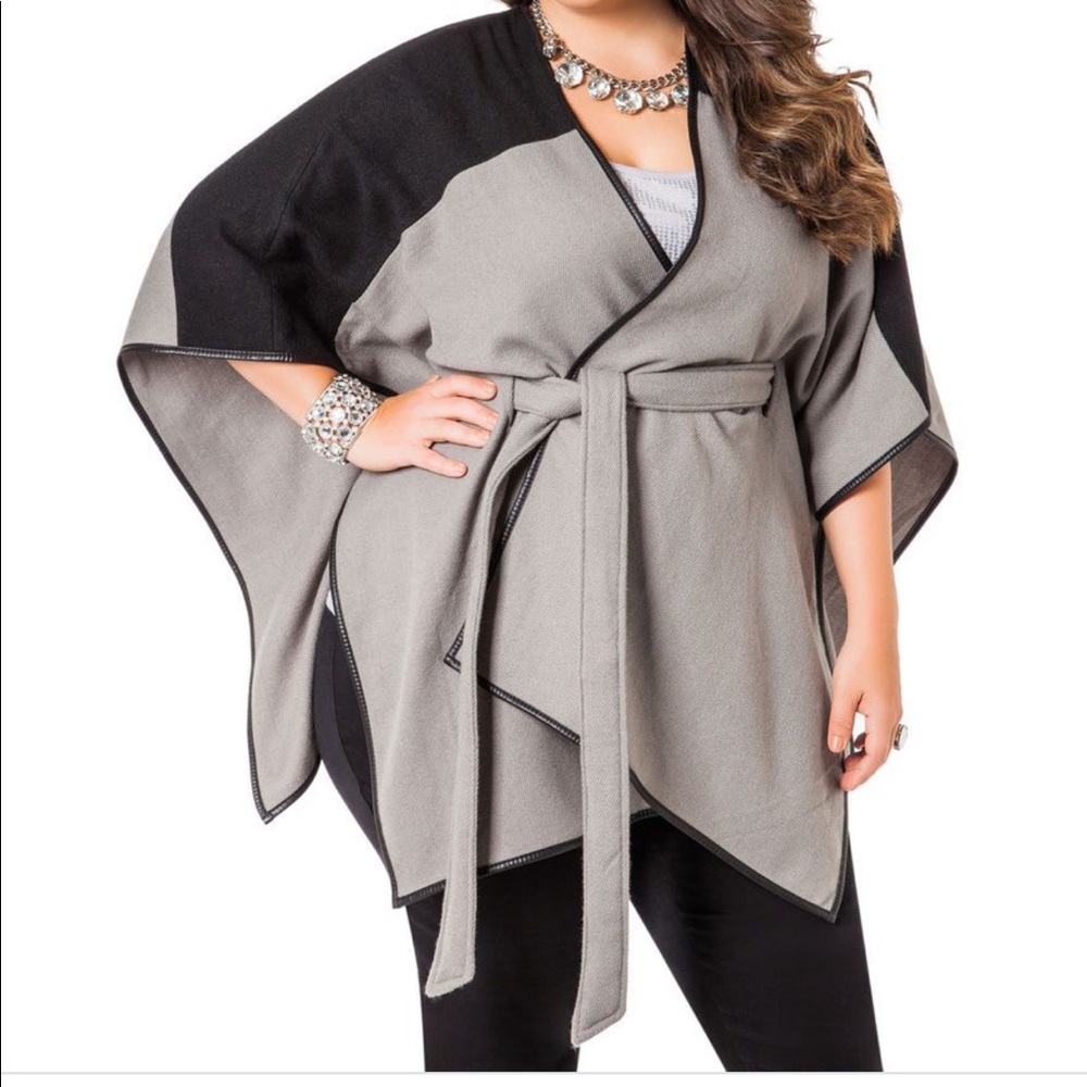 Belted Two Tone Wrap